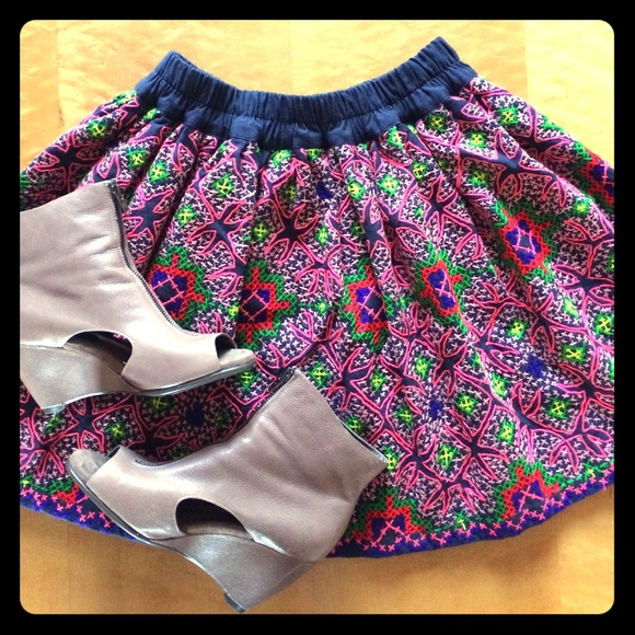 Manoush Embroidered Skirt