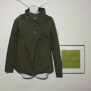 Zara Army Green Customized jacket