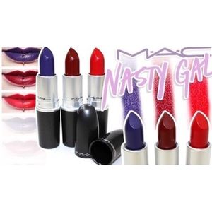 MAC x Nasty Gal limited edition lipsticks