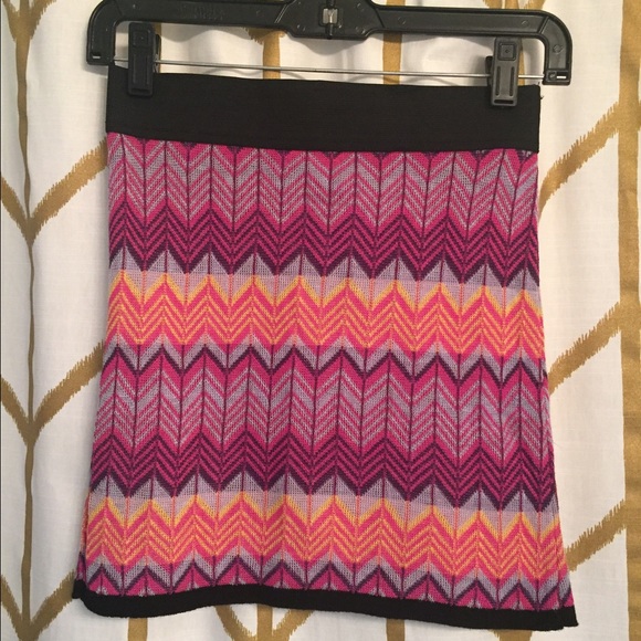 Chevron/Tribal Print Bodycon Skirt