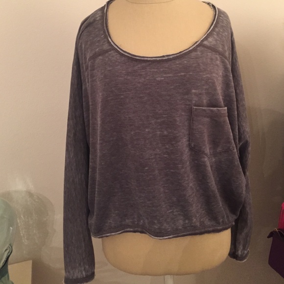 grey worn long sleeve