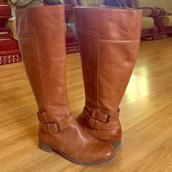 Nine West Leather knee high boots