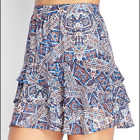 Abstract layered mini! NWT - Picture 2 of 2