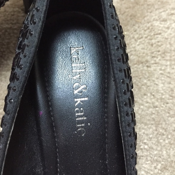 Black Rhinestone Shoes - Picture 4 of 4