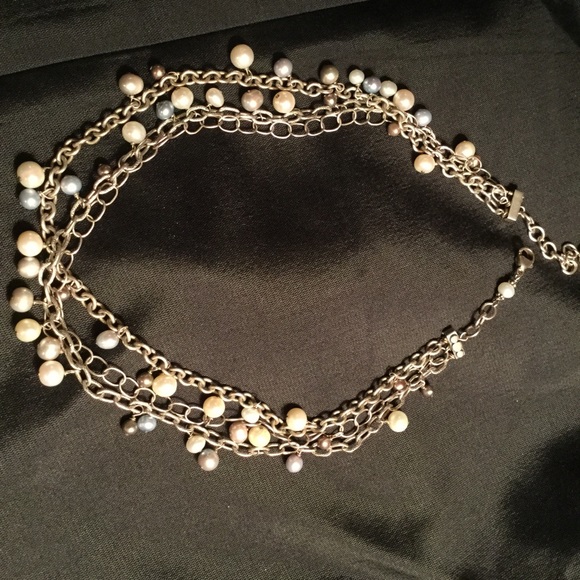 Stunning ISAJUL PEARL & Sterling Multi Necklace