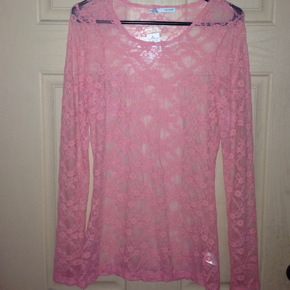 Pink Lace Maurice's Top - Final price
