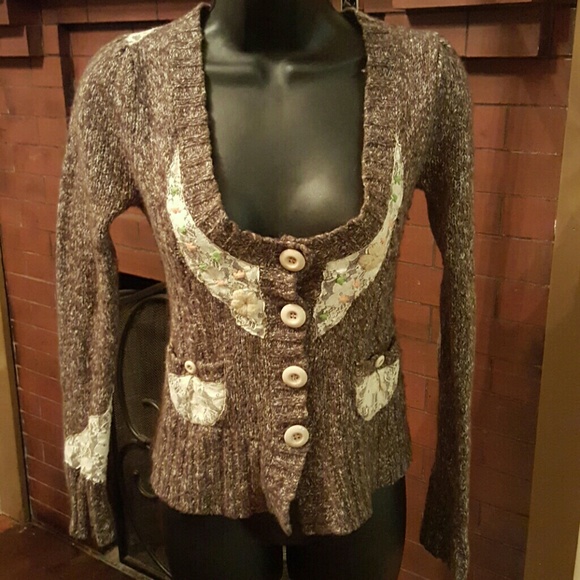 Buckle Sweaters - Button-Up Cardigan