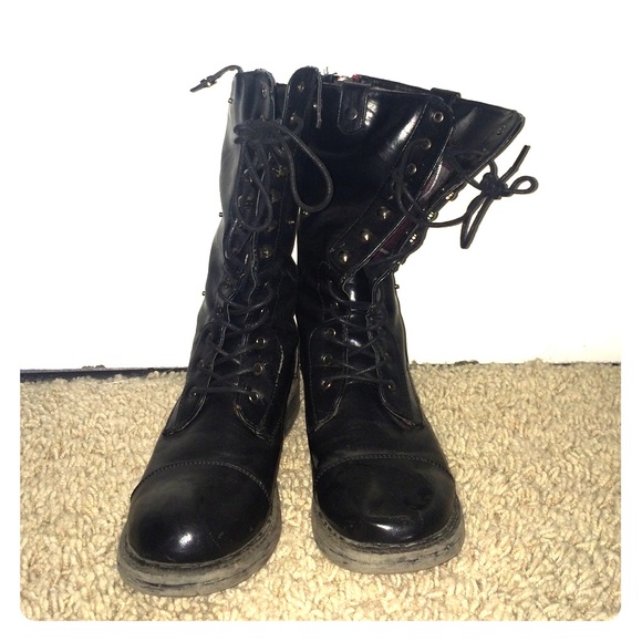 Cathy Jean Combat Boots