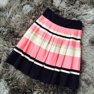Plaid knee length skirt