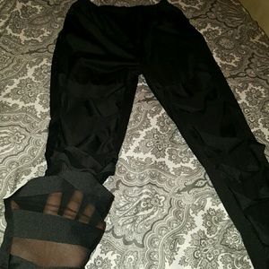 Mesh see through leggings