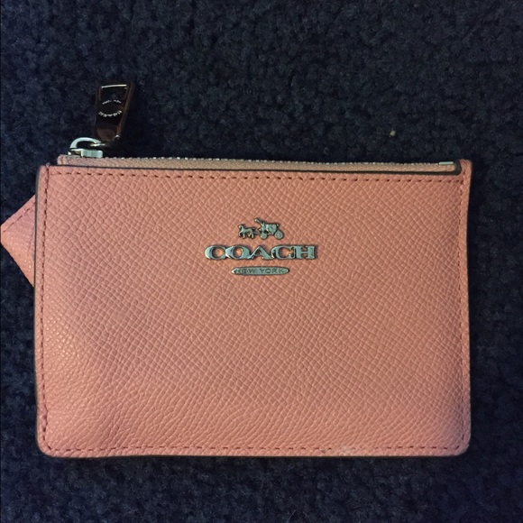 Pink coach mini wallet!