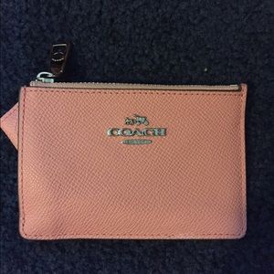 Pink coach mini wallet!