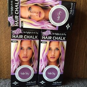 Splat violet hair chalk 3-pack