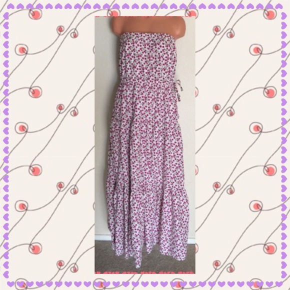 Pretty strapless dress