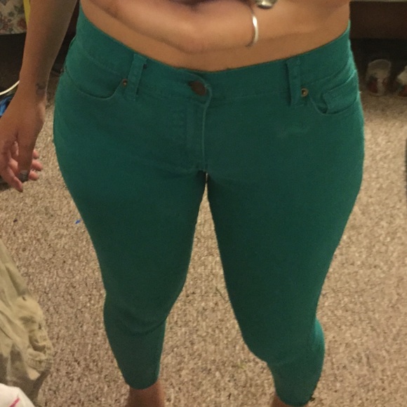 Forever 21 Green Jeans