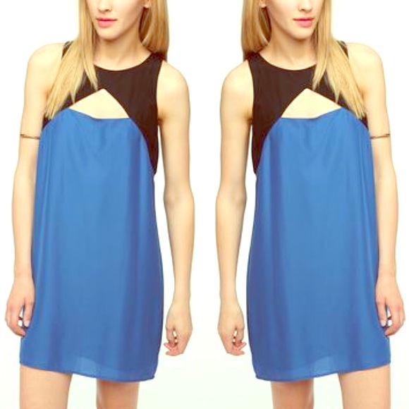 *DONATED* Silence & Noise Silky Harness Shift Dress