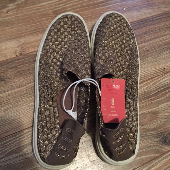 Brand new Mossimo metallic woven flats