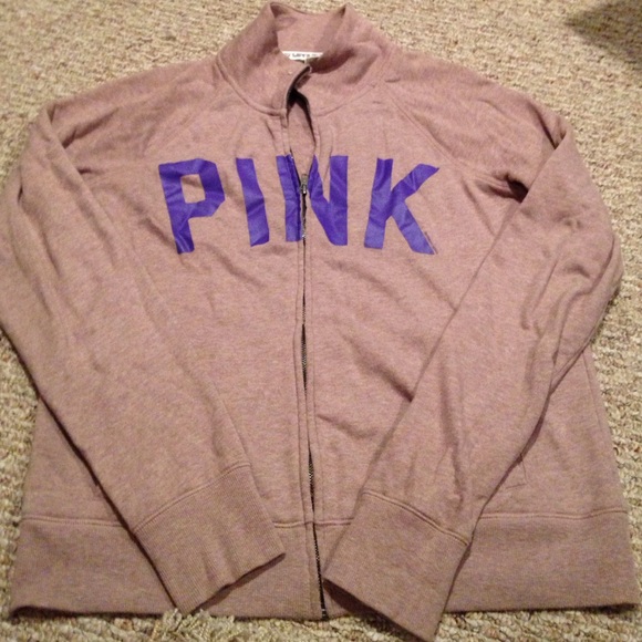 PINK crew collared top
