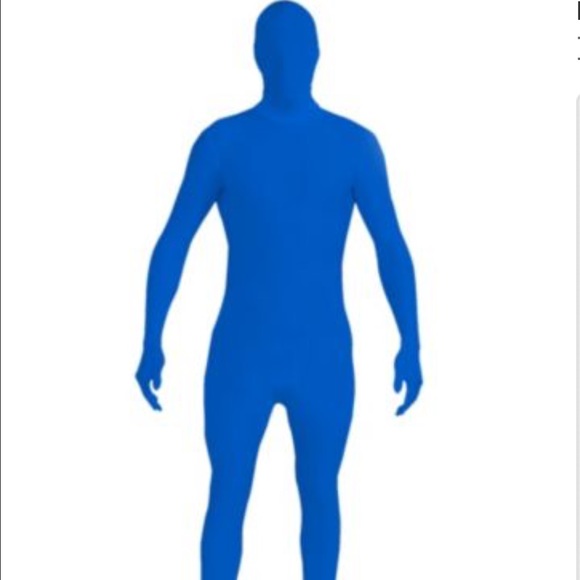 blue skin Halloween suit