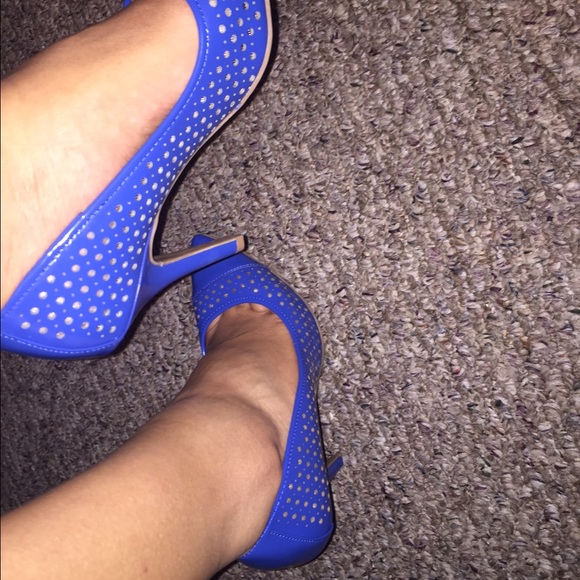 Blue pumps ( REDUCED PRICE )