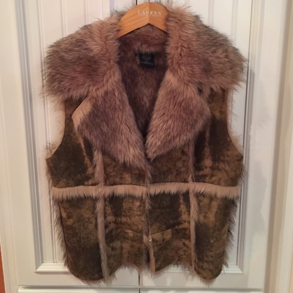 Reversible faux fur jacket