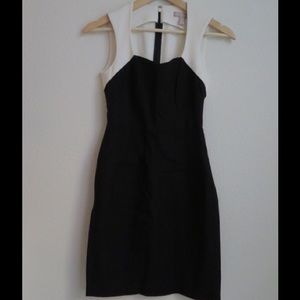 Banana Republic Color Block black and white Dress