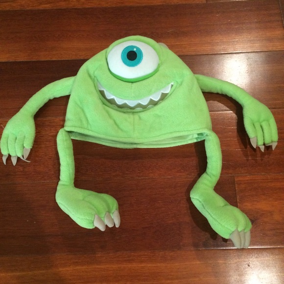 Mike Wazowski Monster's Inc. plush costume hat