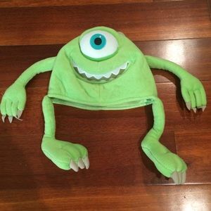 Mike Wazowski Monster's Inc. plush costume hat