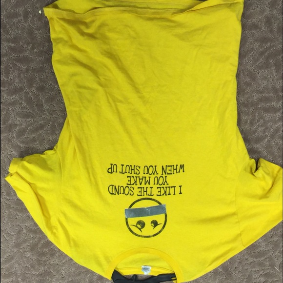 Yellow t-shirt