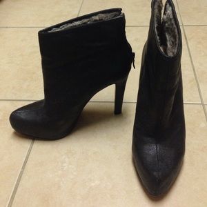 BCBGeneration Fur-Lined Booties