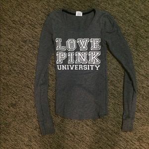 Love pink long sleeve shirt