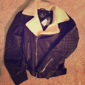 Maison and Scotch Ladies Motorcycle Jacket