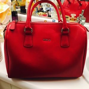 Red Furla Purse