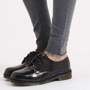 Topshop KIND Box Black Leather shoes 37 / U.S. 7