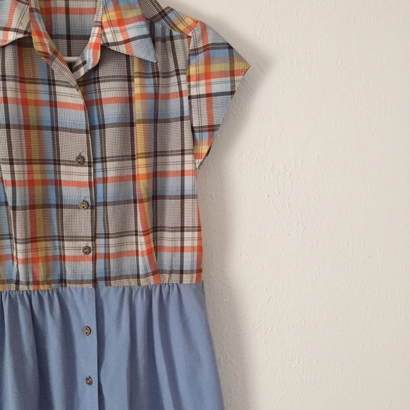 Vintage Plaid Dress