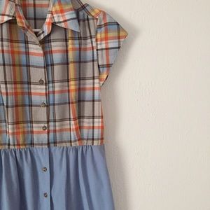 Vintage Plaid Dress