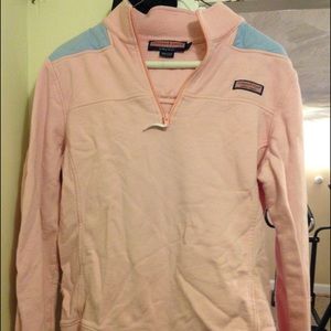 Vineyard Vines pink 3/4 zip