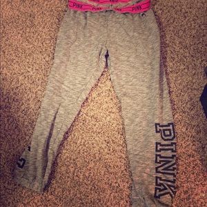Pink Capri sweats