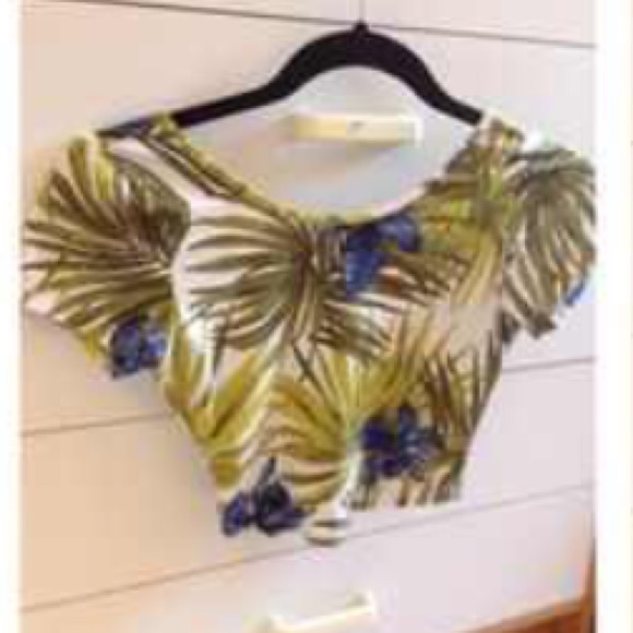 Brandy tropical crop top