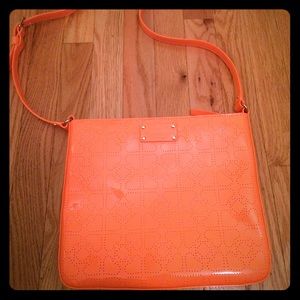 Neon orange Kate Spade bag