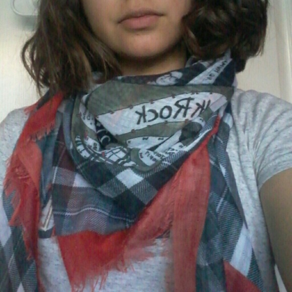 London Rock N Roll Plaid Scarf