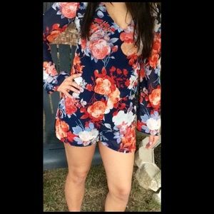 Cute floral romper. Worn once