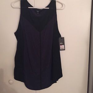 Navy & Black tank