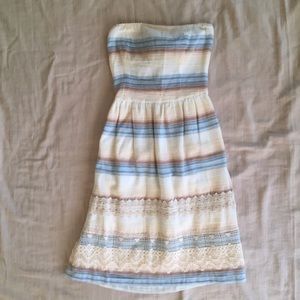 Anthropologie strapless dress by Sami.