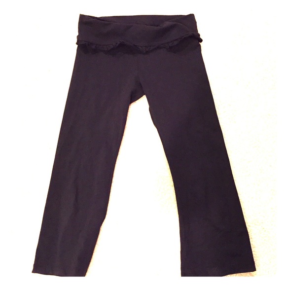 SoLow Cropped Foldover Yoga Pants
