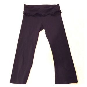 SoLow Cropped Foldover Yoga Pants