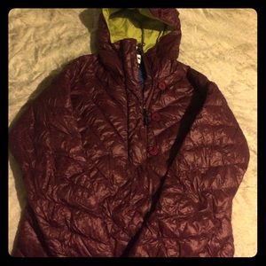 Goose down light winter jacket