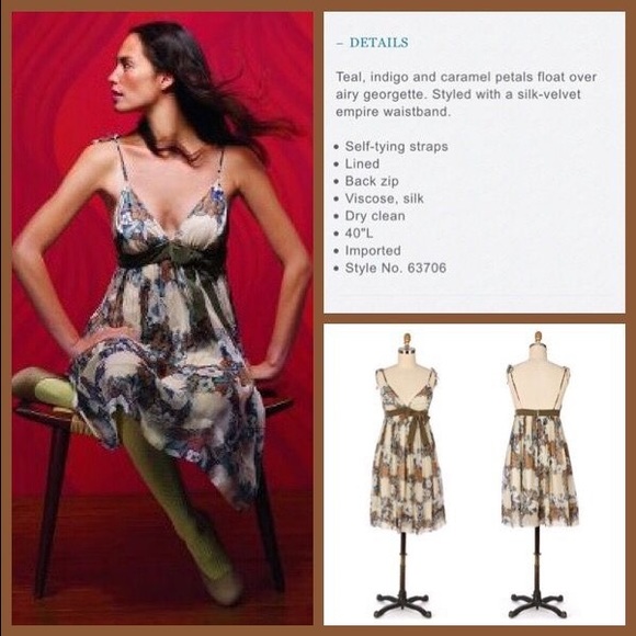 2006 Anthro "Snow Violet Dress" by Maple - Picture 9 of 9