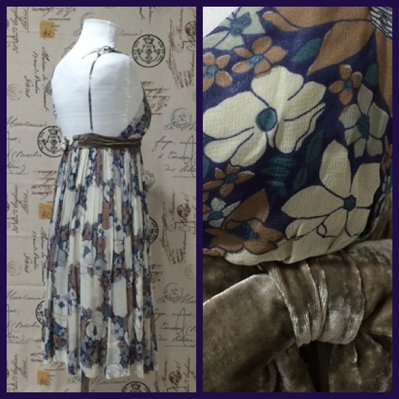 2006 Anthro "Snow Violet Dress" by Maple - Picture 6 of 9