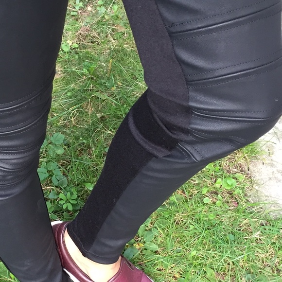 Faux leather moto pant - Picture 4 of 4